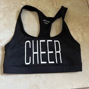 Black BCG sports bra size small